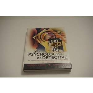 Psychologist as Detective a text by Randolph A Smith Available at thebookchateau.com
