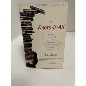 Know -It-All a text by A.J Jacobs Available at thebookchateau.com