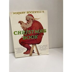 a norman rockwell christmas hardcover book,in good cindition , available at thebookchateau.com